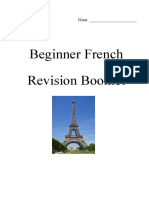 Beginner French Revision Booklet