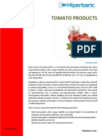 Tomato Products Whitepaper - Nov-2013 Shelf Life and Others