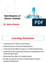 Hybridisation of Atomic Orbitals: Dr. Noha Osman