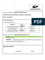 Azgard9 Ltd. Denim Division Bid Comparison Form