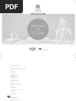 programa da 2ª Classe