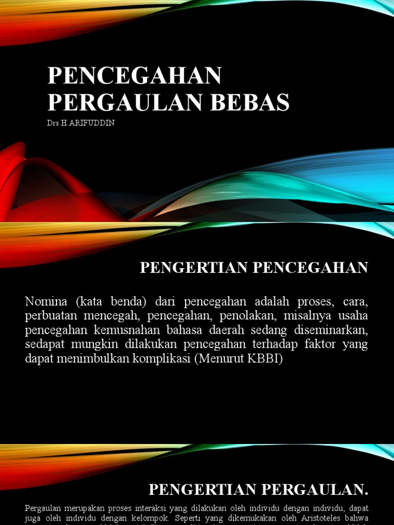 Pencegahan Pergaulan Bebas
