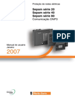 Manual Do Usuário Sepam 20,40,80 (2007) Comunicação DNP3