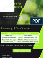 Data Science For Government and Business