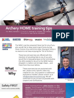 Archery Home Training Tips - WAEC - TEC PHY - ENG - V1.4 1 PDF