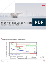 High Voltage Surge Arresters: Insulation Withstand and Altitude