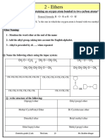 Hydrocarbons Derivatives - Ethers 19-23 PDF