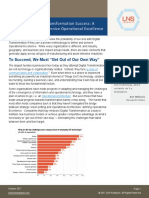 The Road To Digital Transformation Success A Methodology To Modernize Operational Excellence PDF