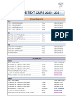 Llistat Llibres 20-21