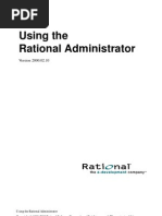 Using The Rational Administrator