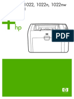 HP Laserjet 1022, 1022N, 1022Nw: Service Manual