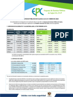 Tarifas 1er Semestre 2020 PDF