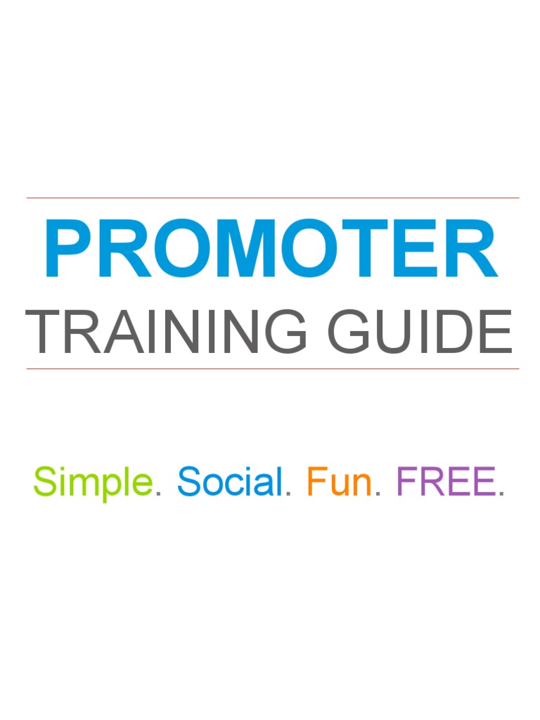 Thrive Promoter Training Guide | PDF | Facebook | Social Media