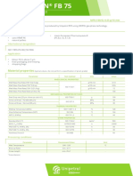 Technical Datasheet LITEN FB 75 - Eng