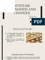 Attitude Formation and Change