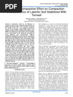 Oluyemi-Ayibiowu, Uduebor - 2019 - Effect of Compactive Effort On Compaction Characteristics of Lateritic Soil Stabilized With Terrasil PDF