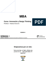 Innovación y Desing Thinking - Semana - 1-MBA-UTP PDF