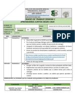 Formato de Actividades para Enviar A Casa Semana 1 PDF