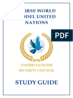 Unirse World Model United Nations: Study Guide