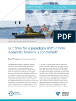 Polar Perspectives No. 1 - Is It Time For A Paradigm Shift in How Antarctic Tourism Is Controlled?