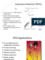 Resistance Temperature Detectors (RTDS)