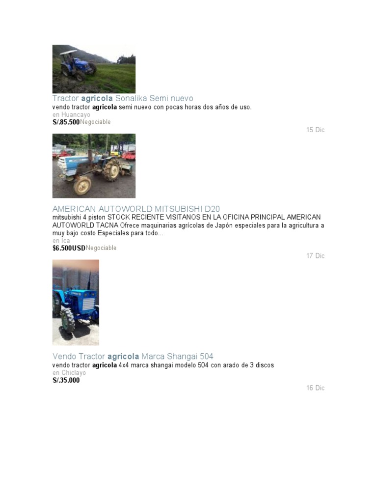 Tractor | PDF