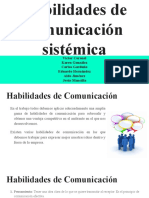 Habilidades de Comunicación Sistémica