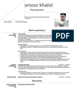 Google Team Leader Resume Sample