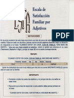 Escala de Satisfaccion Familiar Por Adjetivos ESFA PDF
