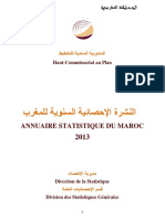 Annuaire Statistique Du Maroc, Année 2013 PDF