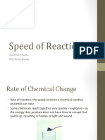 rates of reaction