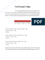 Net Present Value (NPV)