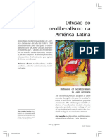 Art - Difusao Do Neoliberalismo Na America Latina - Alex - Port