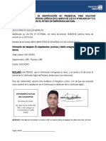 Declaración Jurada Urrutia