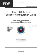 Cisco Switch Security Configuration Guide