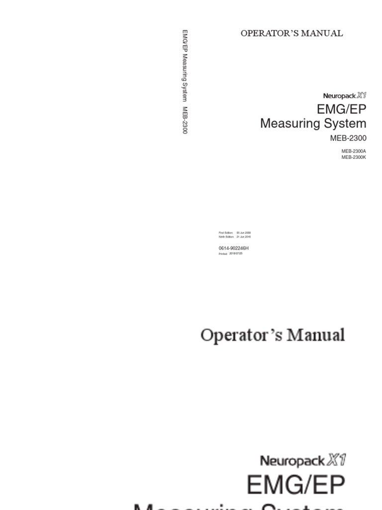 Operator Manual Meb-2300 | PDF | Menu (Computing) | Computer File