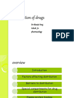 Distribution of Drugs: DR Shinde Viraj Ashok Jr1 Pharmacology