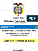 Presentación Atención Primaria en Salud