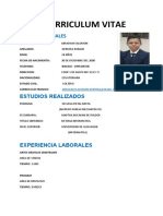 Curriculum Vitae Abraham Herrera