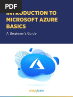 Introduction To Microsoft Azure Basics: A Beginner's Guide