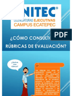 Consulta rúbricas evaluación