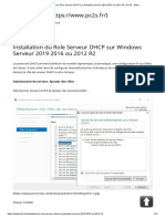 Installation Du Role Serveur DHCP Sur Windows Serveur 2019 2016 Ou 2012 R2 - PC2S - Bubu