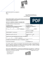 Carta de Solicitud de Inscripción en El Registro de Generadores de Residuos o Desechos Peligrosos