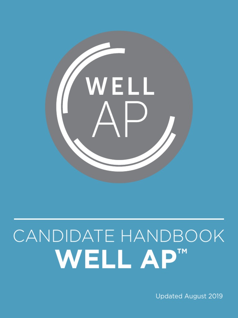 Well Ap: Candidate Handbook | PDF | Air Pollution | Test (Assessment)