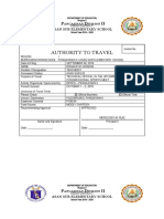 Travel Order and Locator Slip