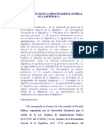 Actuación en Jucio de La Procuraduría General de La Repúblic