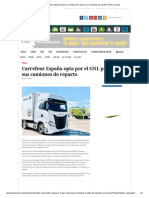 Carrefour España GNL para Camiones de Reparto - NGV Journal