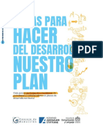 Pistas para Hacer Del Desarrollo Nuestro Plan