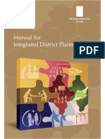 Manual For Integrated District Planning