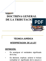 Doctrina General de La Tributacion